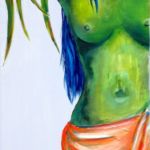 unter der Palme (30cm x 80cm)